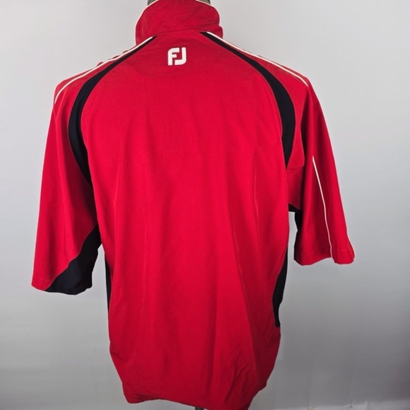 DRYJOYS FOOTJOY Mens L Golf Tour Collection Pullover Jacket S/S Windbreaker - Picture 6 of 11